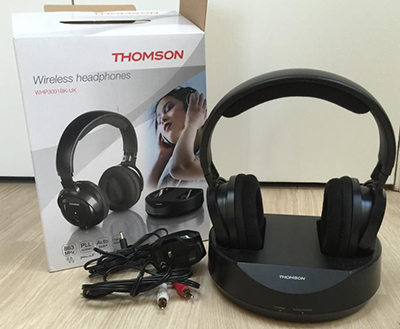 Auriculares thomson online whp3001bk