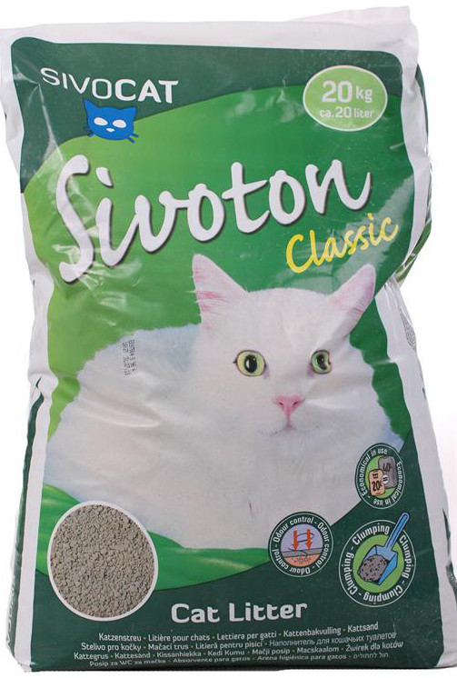 Kačių kraikas Sivocat Sivoton Classic, 20 kg Senukai.lt