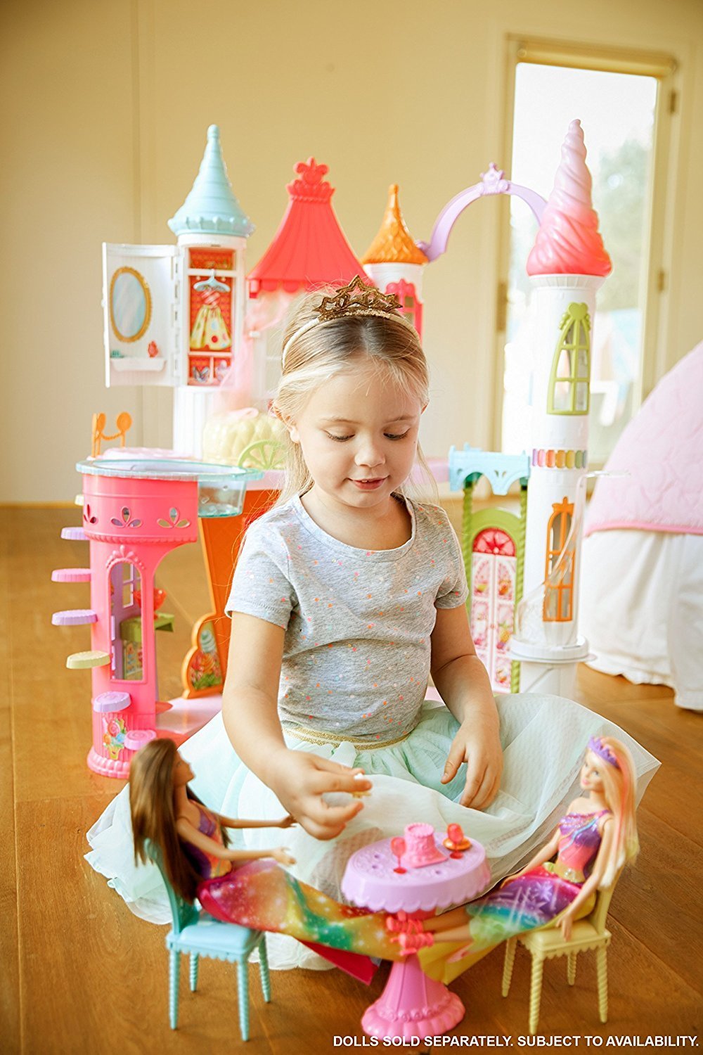 barbie dreamtopia sweetville castle