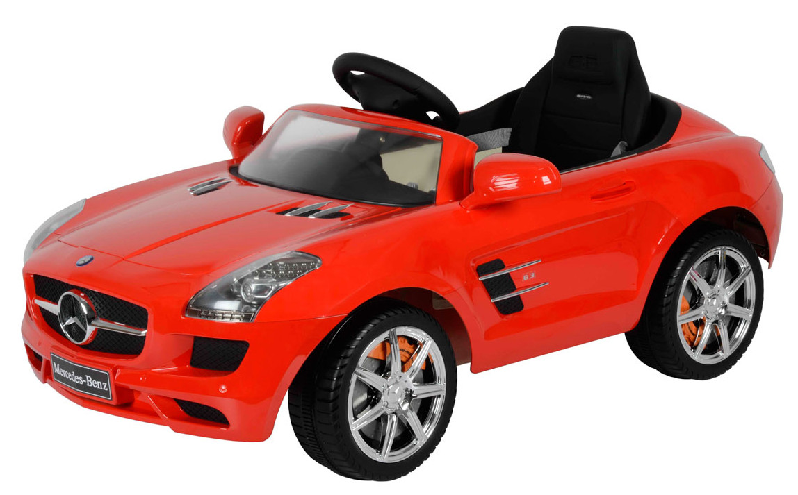 Детский электромобиль Buddy Toys Mercedes SLS, красный - Ksenukai.lv