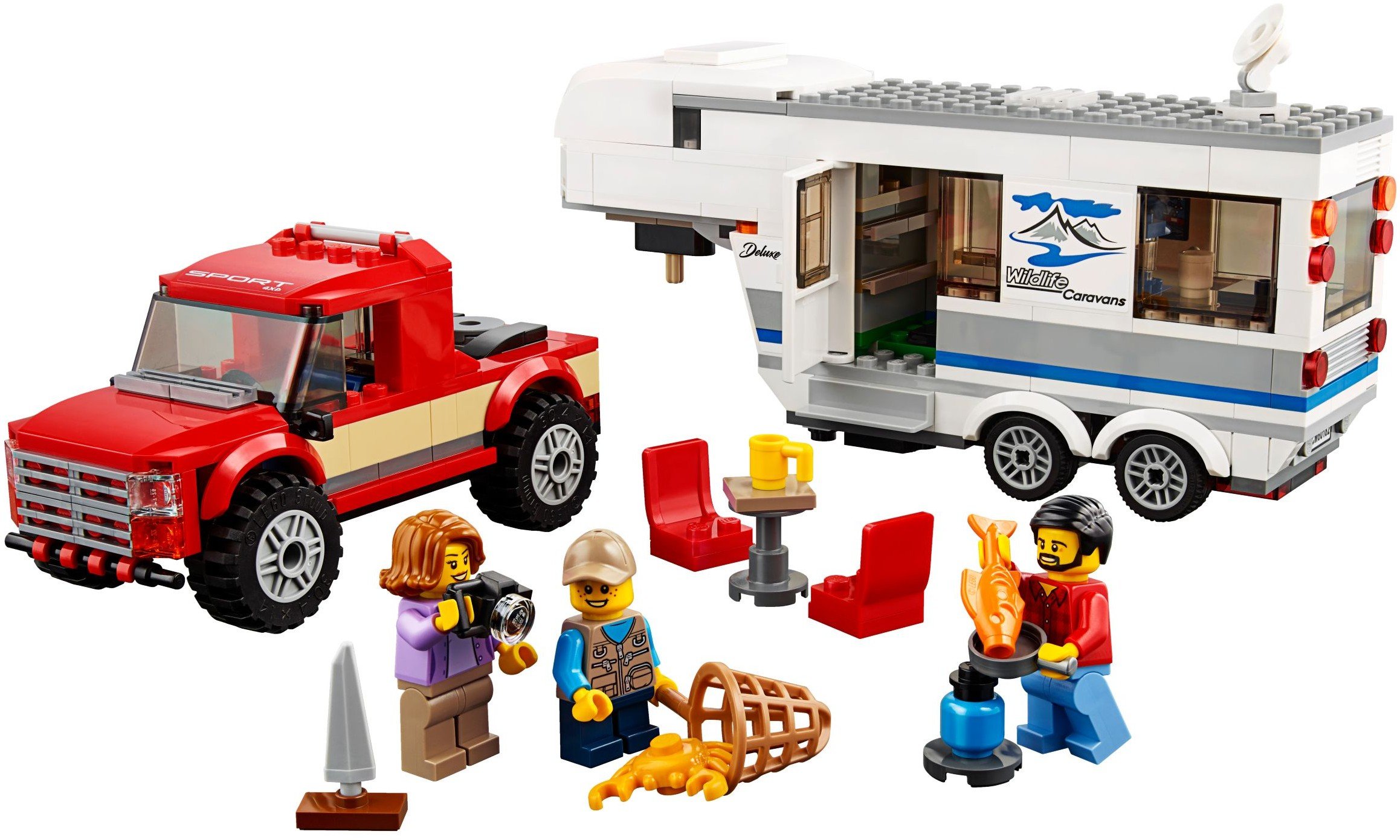 LEGO City Pickup Caravan 60182 60182 344 Ksenukai.lv