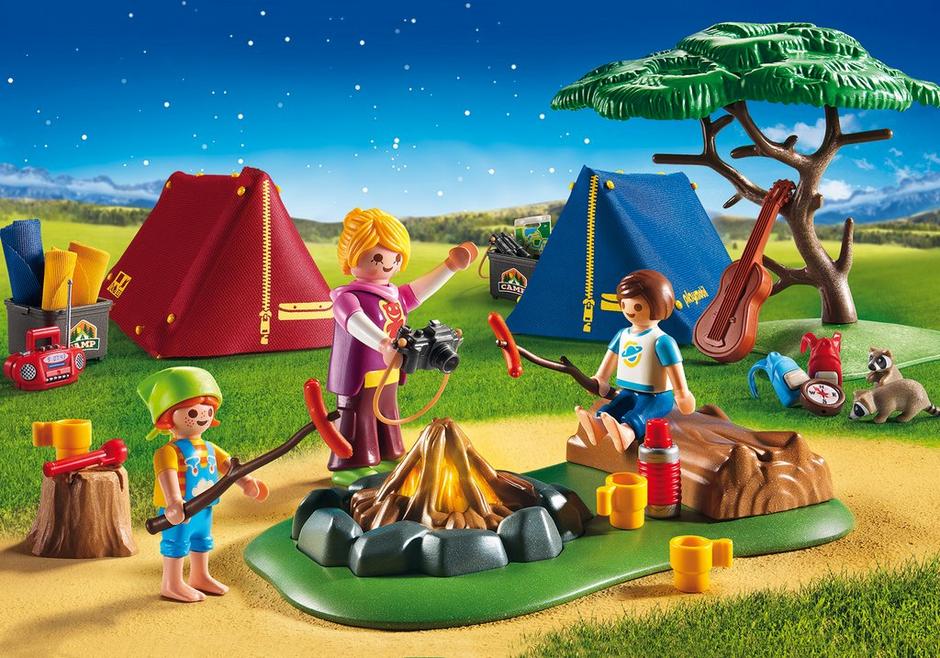 playmobil campfire