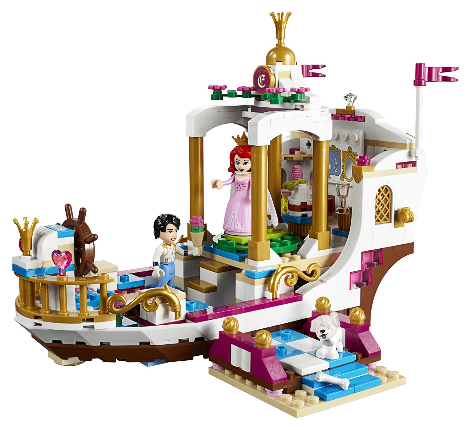 LEGO Disney Princess Ariel s Royal Celebration Boat 41153 41153 Ksenukai.lv