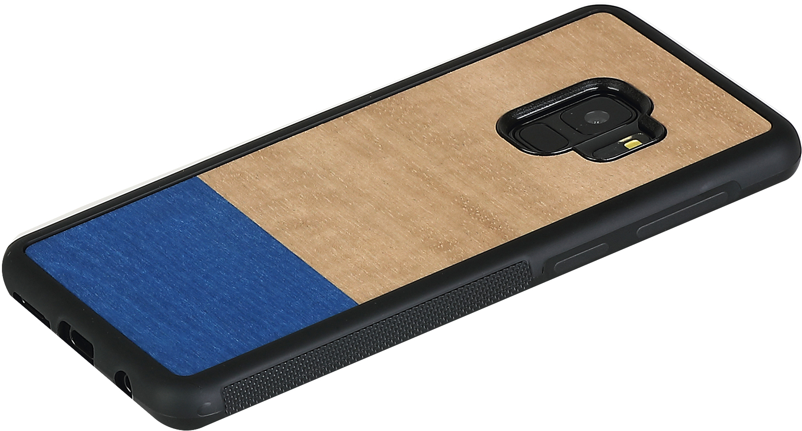 Чехол для телефона Man&Wood, Samsung Galaxy S9 Plus, черный - Ksenukai.lv