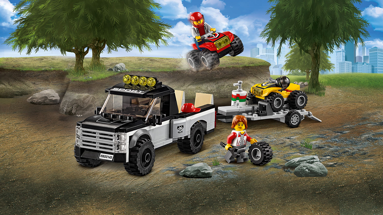 Конструктор LEGO® City ATV Race Team 60148 60148 - K-rauta