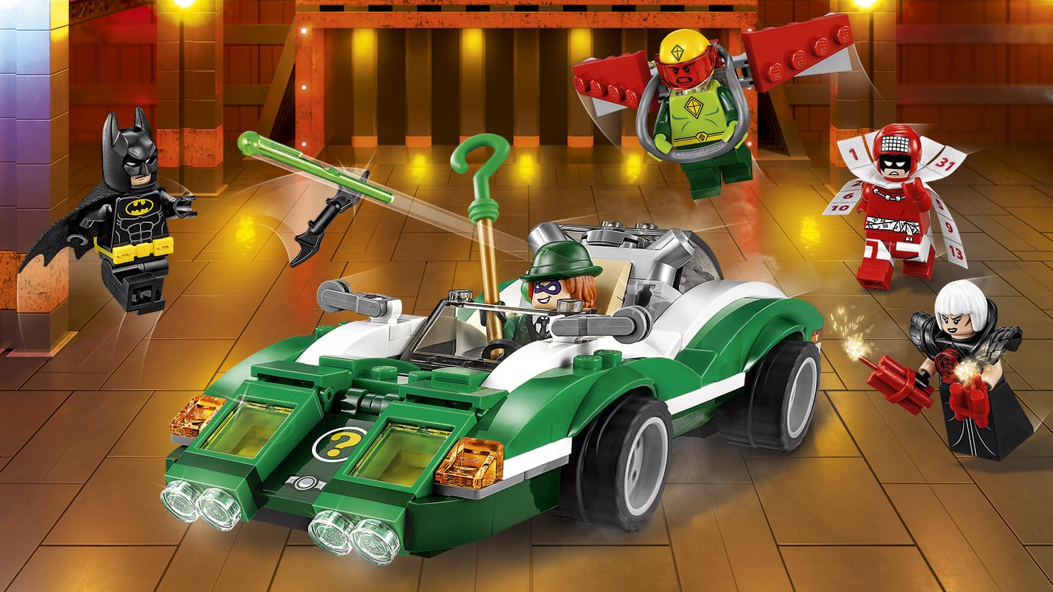 Конструктор LEGO® Batman The Riddler Riddle Racer 70903 70903 - 1a.lv