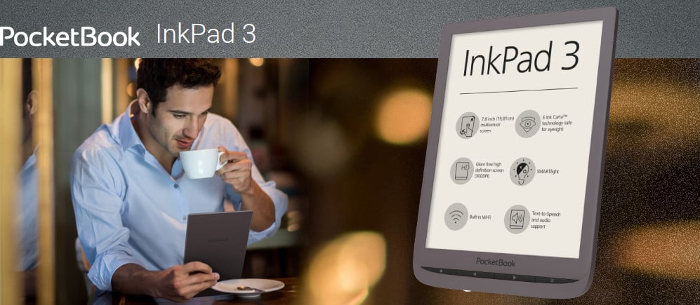 Get the great advantage with the new 7.8-inch PocketBook InkPad 3 -  PocketBook