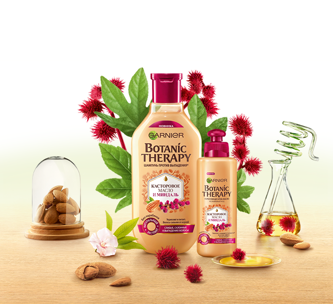 Garnier Botanic Therapy Ricin Oil & Almond Anti Hair Fall Shampoo 400ml