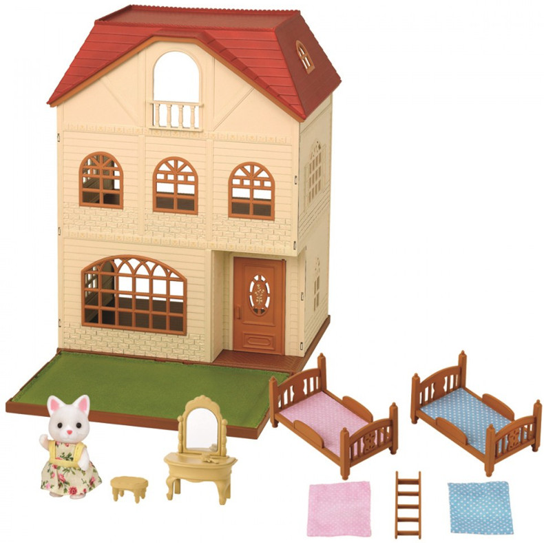 sylvanian families cedar terrace gift set