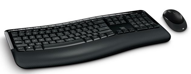 microsoft wireless comfort keyboard and mouse