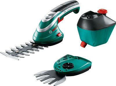 Bosch Isio Cordless Shrub and Grass Shear Set with Sprayer