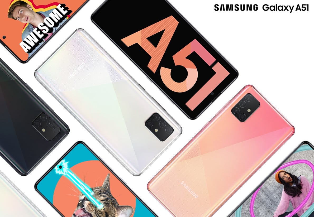 Мобильный телефон Samsung Galaxy A51, 128 GB, серебристый - K-rauta