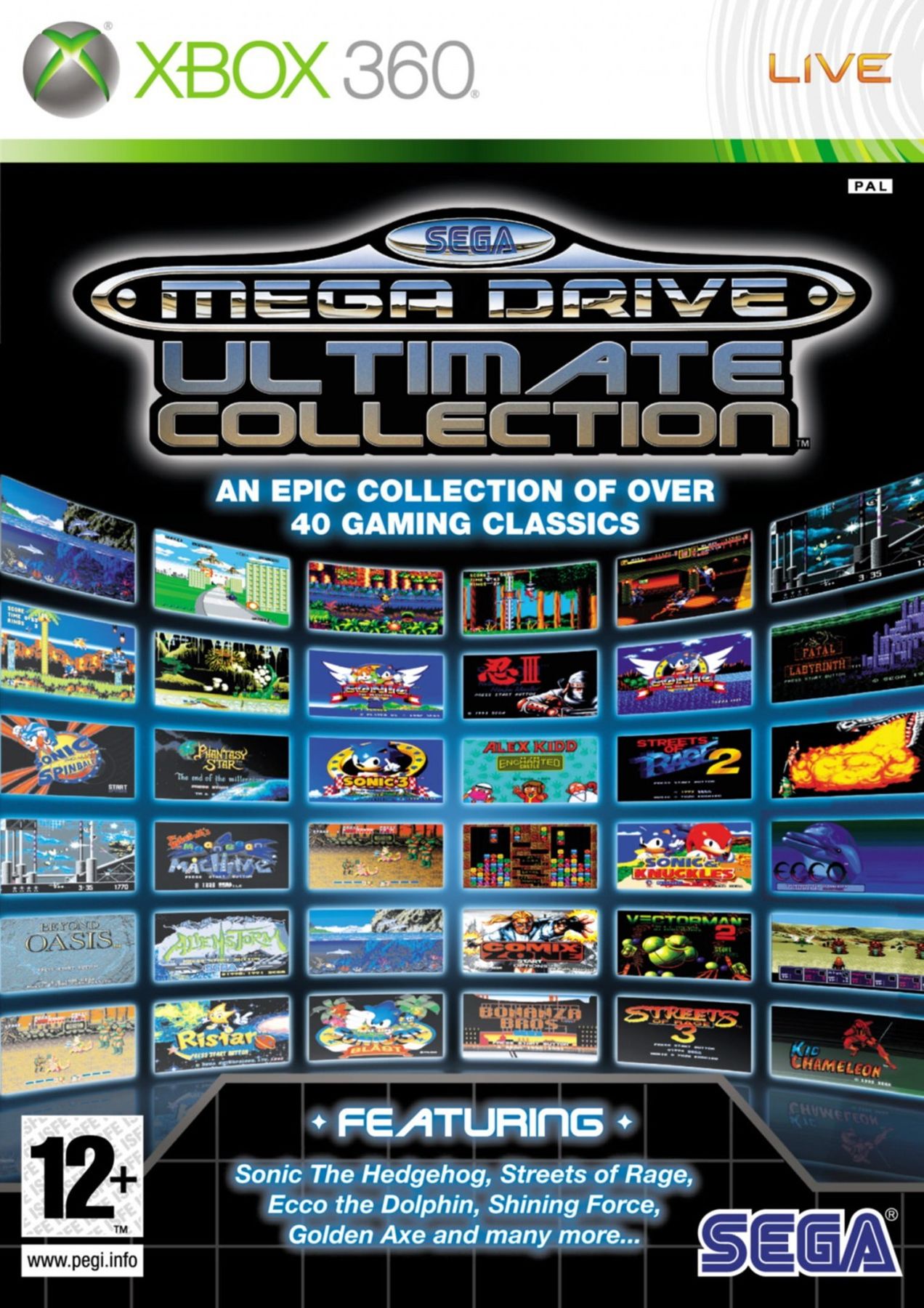 Игра для Xbox 360 Sega SEGA Mega Drive Ultimate Collection - K-rauta